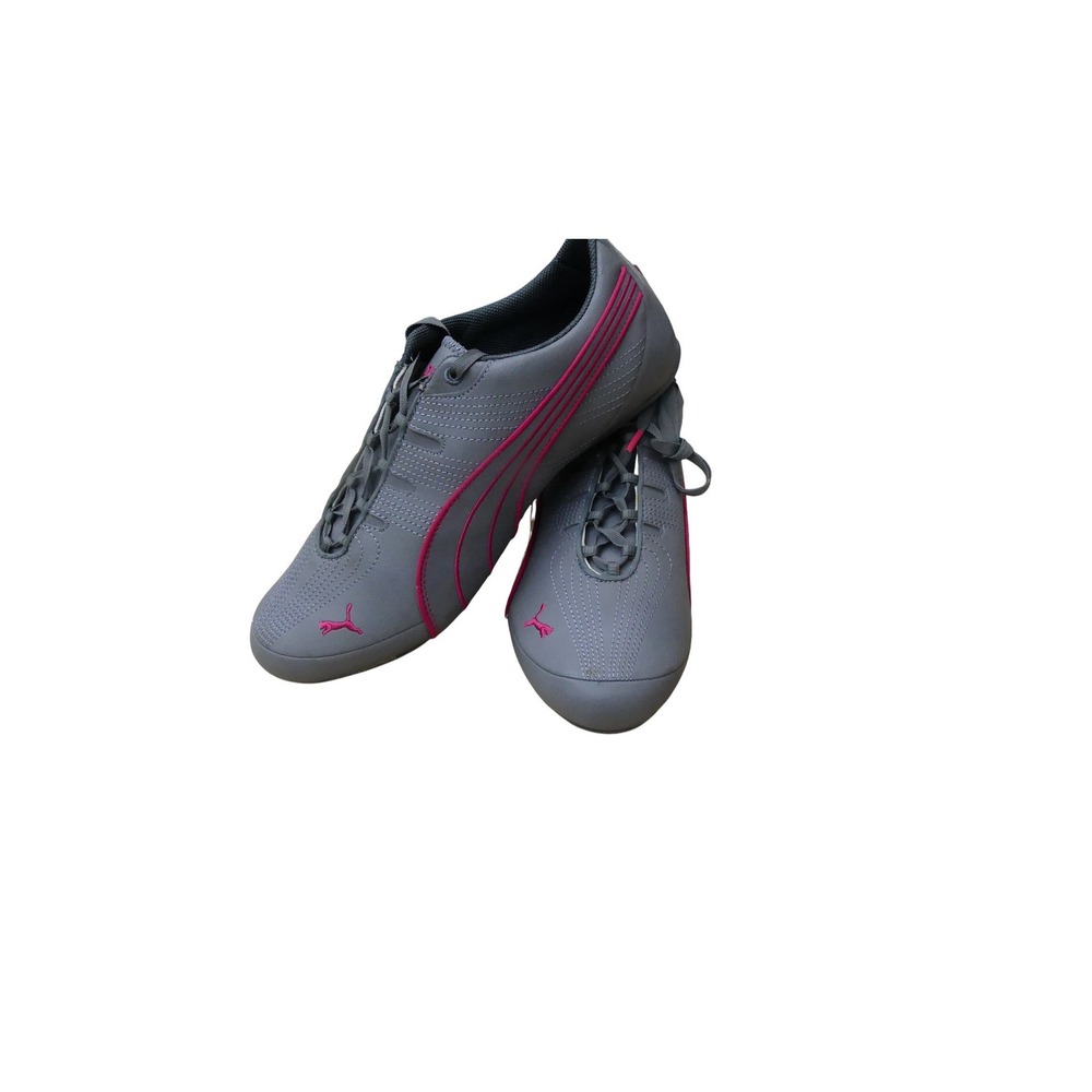 Puma Etoile Sh P Sneakers Womens 10 Gray Pink Low Profile 355757 03